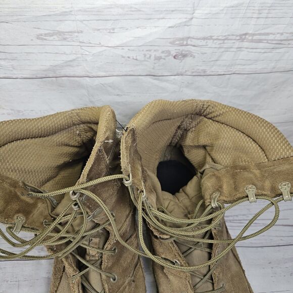 Bates Combat Boots Men´s Size 15 M Brown Coyote Suede...